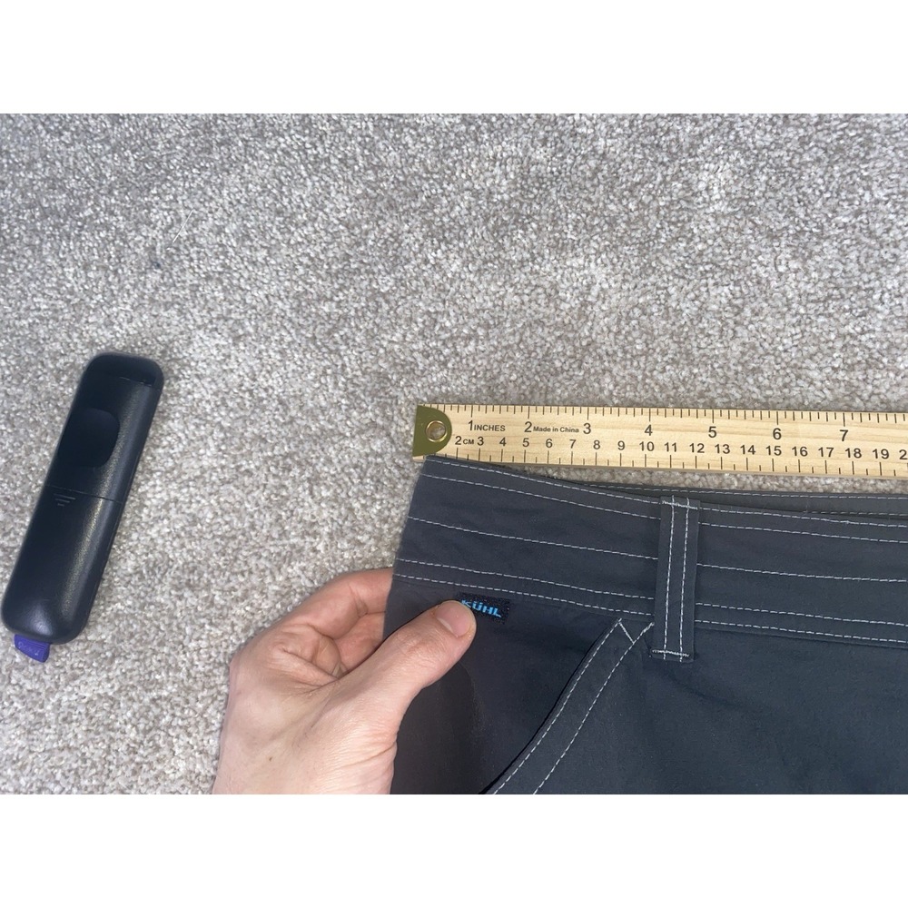Kuhl Born In The Mountains Shorts Gray Nylon/Stretch Mens 40 Cargo Pockets 10" - Picture 4 of 7